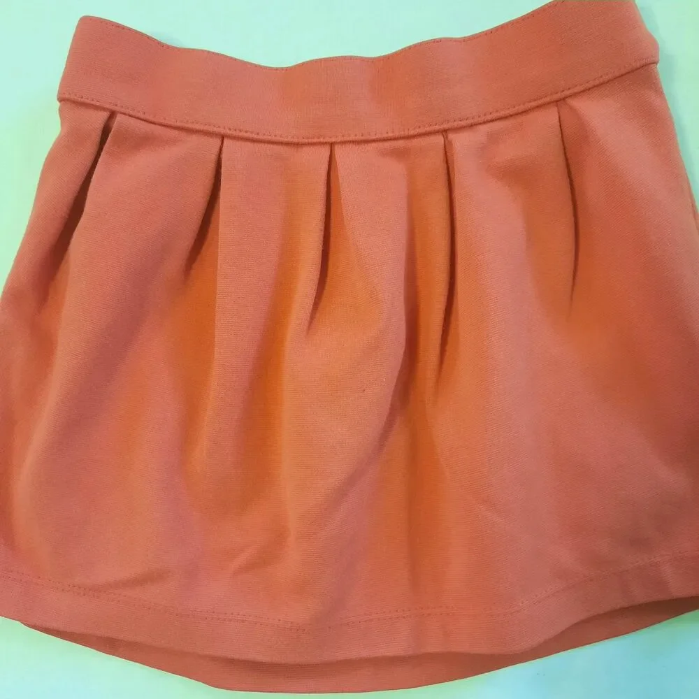 Gymboree Girls Pleated Coral Skirt 5